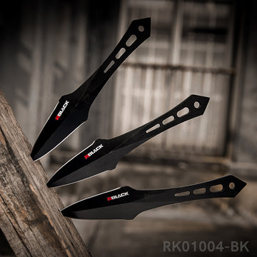 3pcs Throwing Knife Set with Full Tang Stainless Steel Design and Nylon Sheath